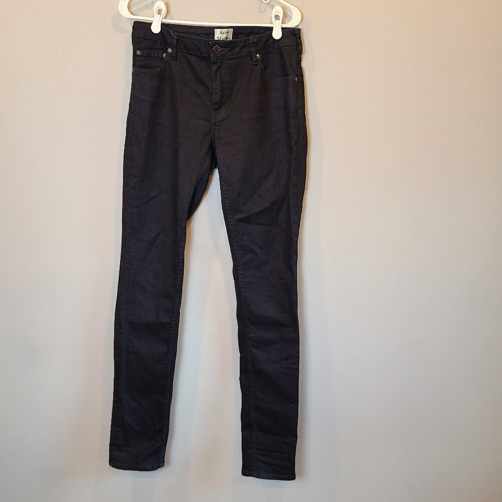 Acne Studios Jeans Flex Indie Womens 31 Skinny Jean Black